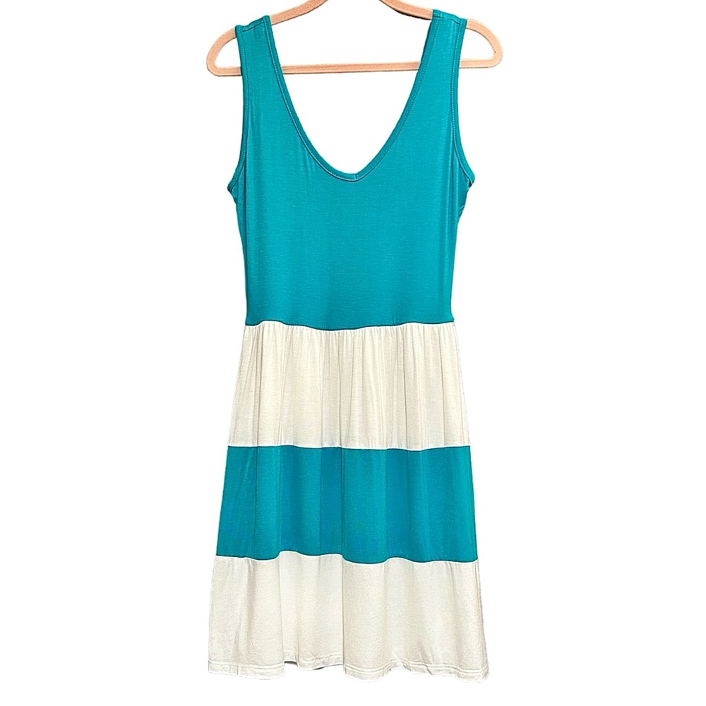Pink Owl striped dress
